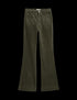 Cord Patch Pocket Tea Dyed Flared Trousers